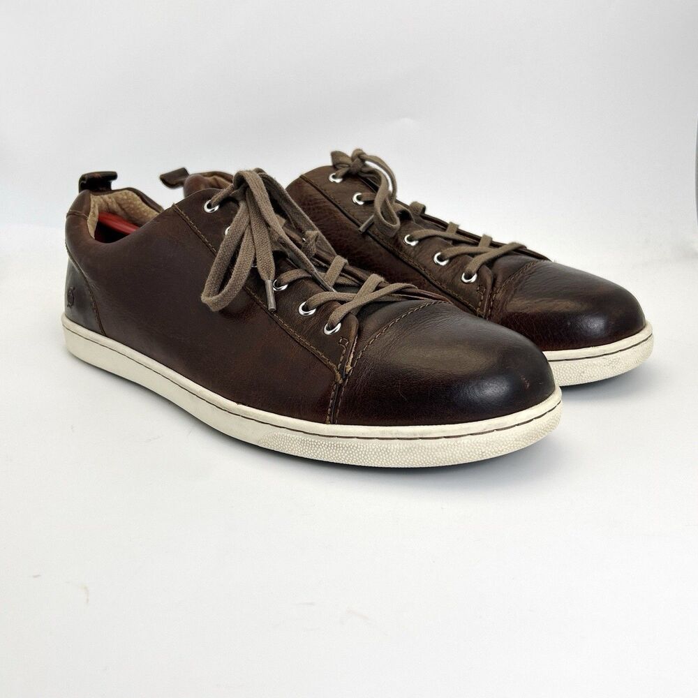 Born Allegheny Shoes Mens Size 13 Brown Leather Low Top Dress Casual Lifestyle